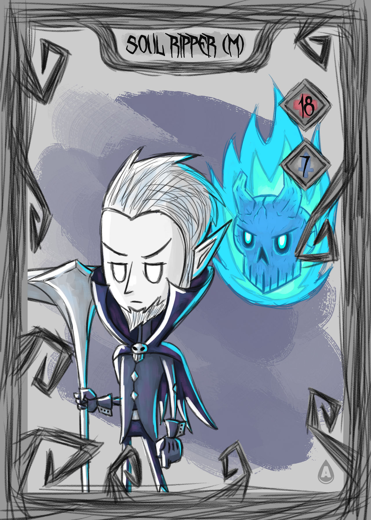 DarkToonTasy Card (Soul Ripper (m)) by InkyADesign on DeviantArt