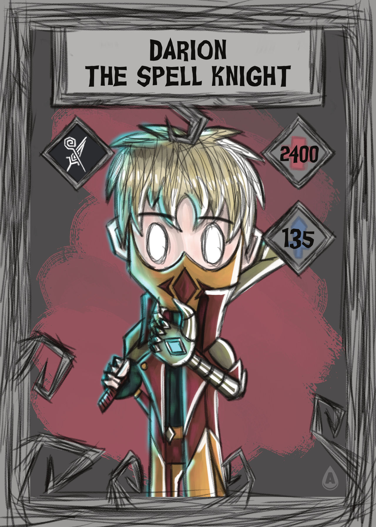 Darion Design DarkToonTasy Trading Card (Darion) by InkyADesign on DeviantArt