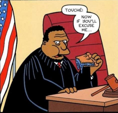 Judge Snyder Judge Snyder eating pie by sirkobestar on DeviantArt