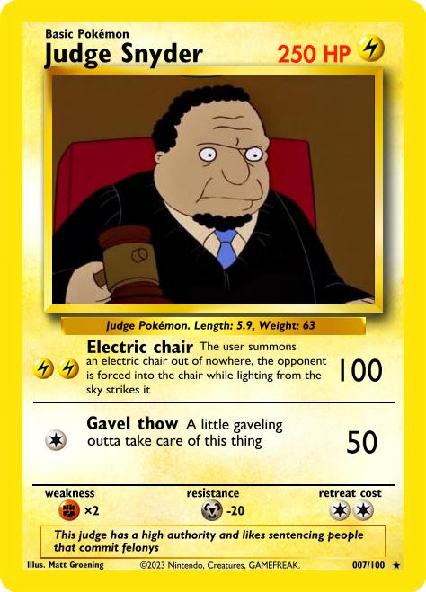 Judge Snyder Judge Snyder Pokemon card by sirkobestar on DeviantArt