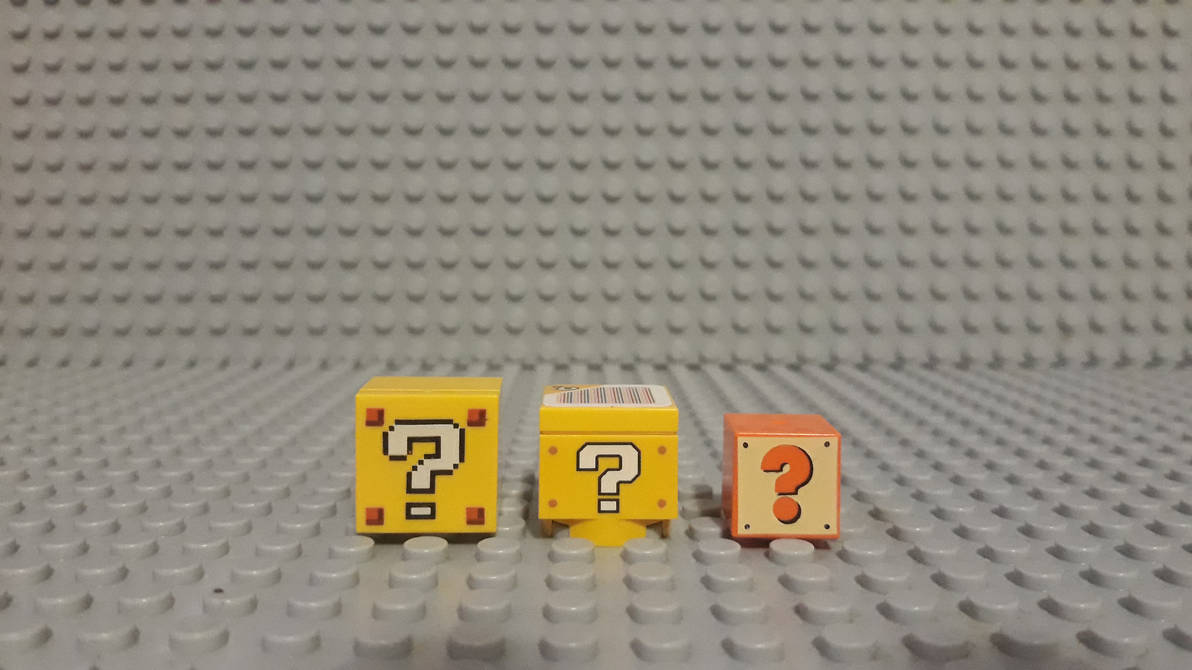 Comparison of Lego Question mark blocks by sirkobestar on DeviantArt