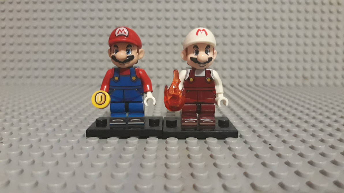 Bootleg Lego Mario and Fire Mario by sirkobestar on DeviantArt