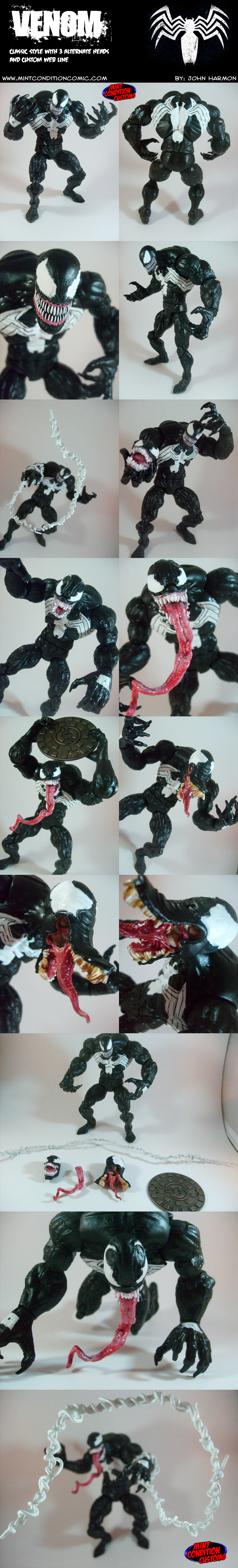 Custom Venom 'Classic Style' Marvel Lege