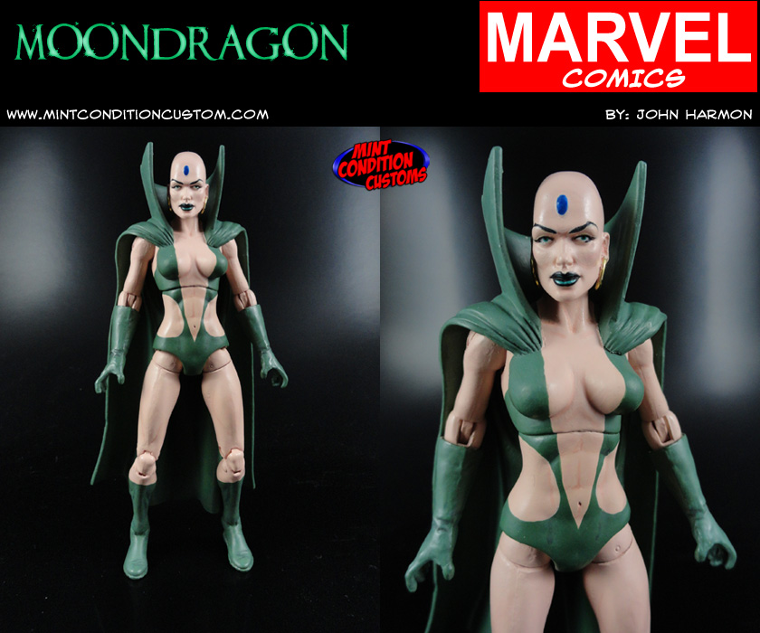 Custom Moondragon Marvel Legends Action Figure