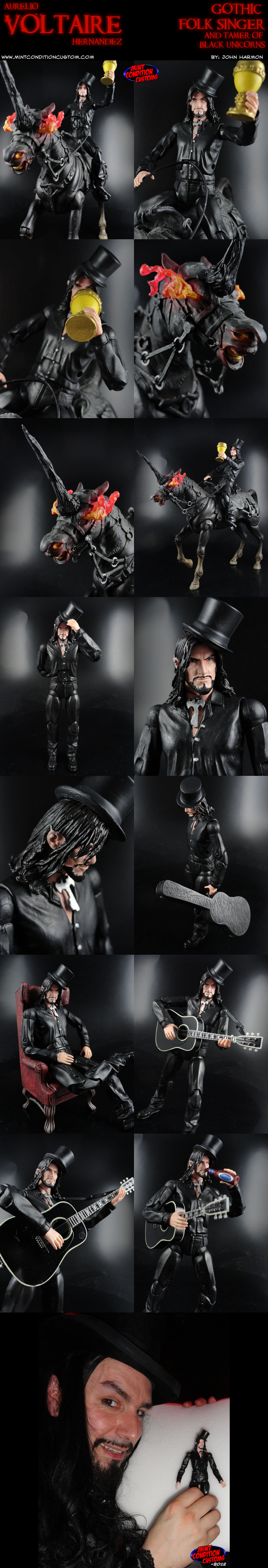 Custom Aurelio Voltaire Action Figure