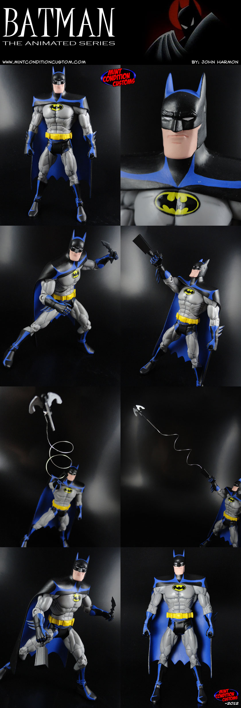 Batman (Animated Series Style) Custom Figure