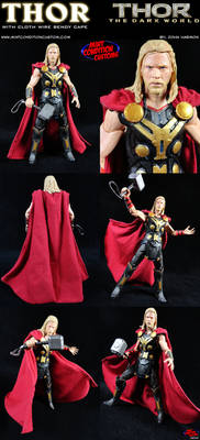 Thor the Dark World w/ Poseable Cape Custom Figure