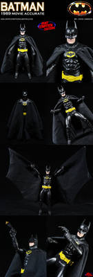 Custom Batman 1989 Movie Style Action Figure