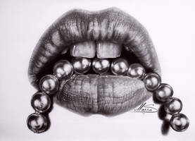 Mouth Study! #Drawing #Hyperrealism