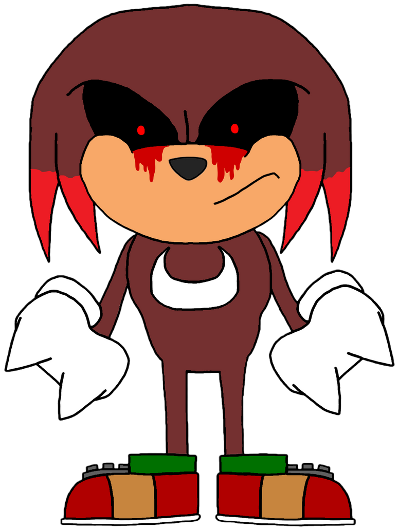 Knuckles.EXE by Cacky007 on DeviantArt