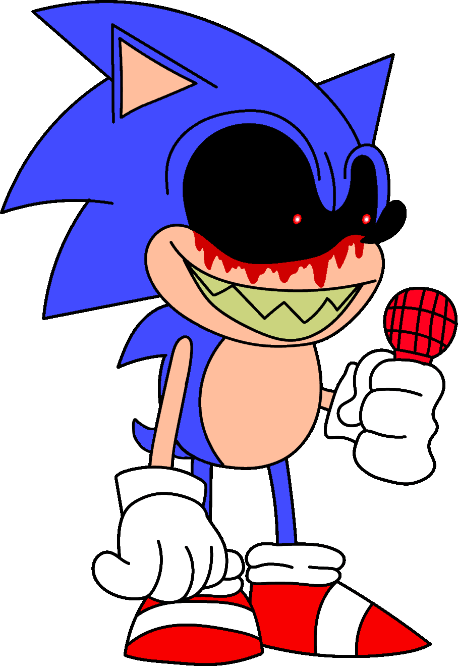 Sonic.EXE (You Can't Run) Render #2 by KingAngryDrake on DeviantArt