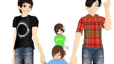 Adventure! MMD UndertaleXPhandom