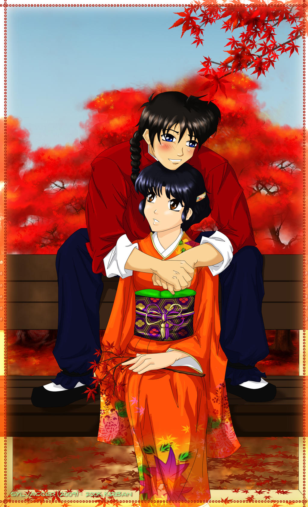Kiriban Request: RanmaxAkane by sylvacoer