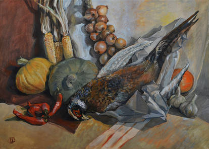 pheasant (autumn still life)