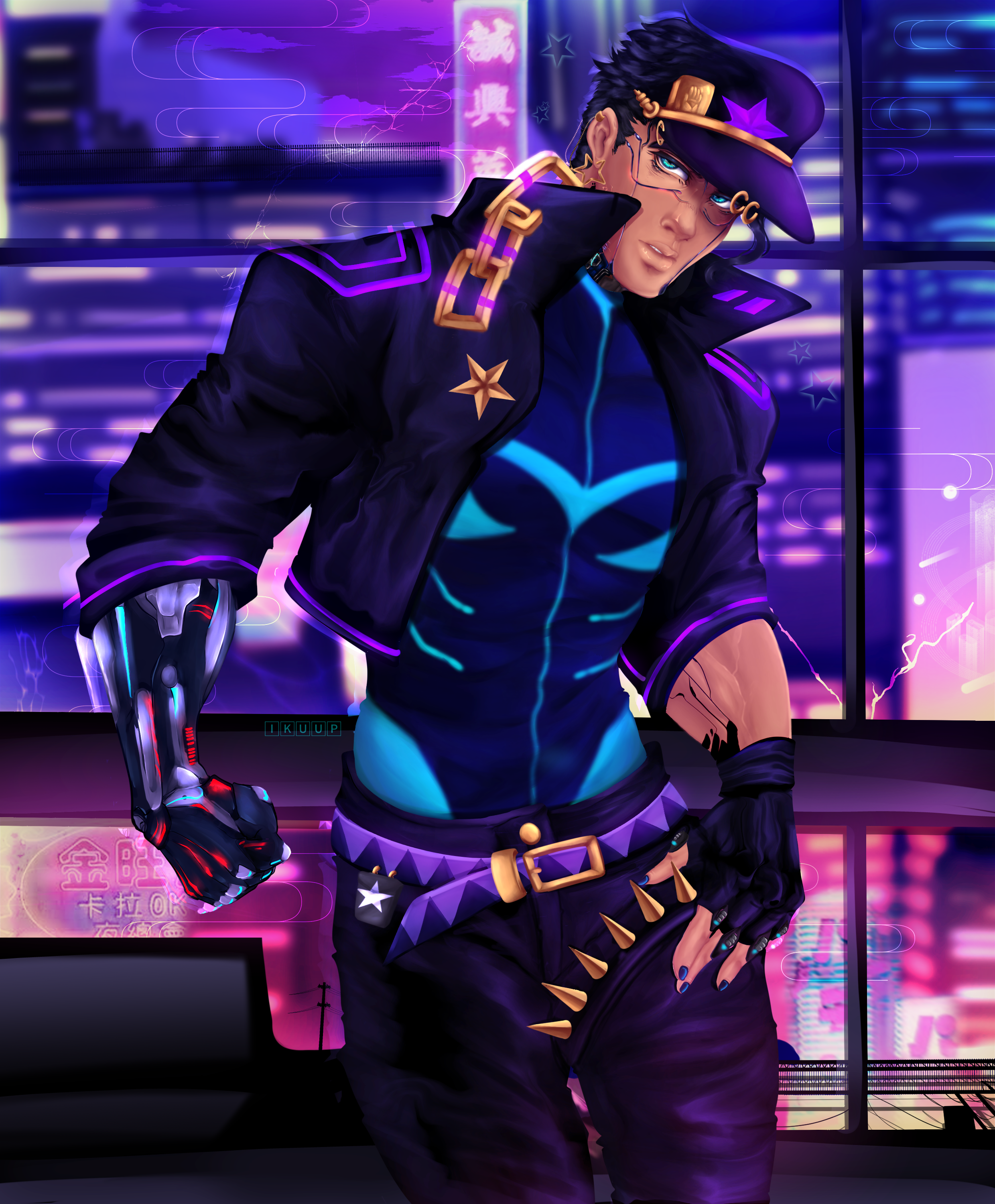 JOJO :: Jotaro Kujo and stand by Katong999 on DeviantArt