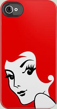 Miss Redhead iPhone / iPod Case at RedBubble