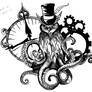 steampunk octo owl