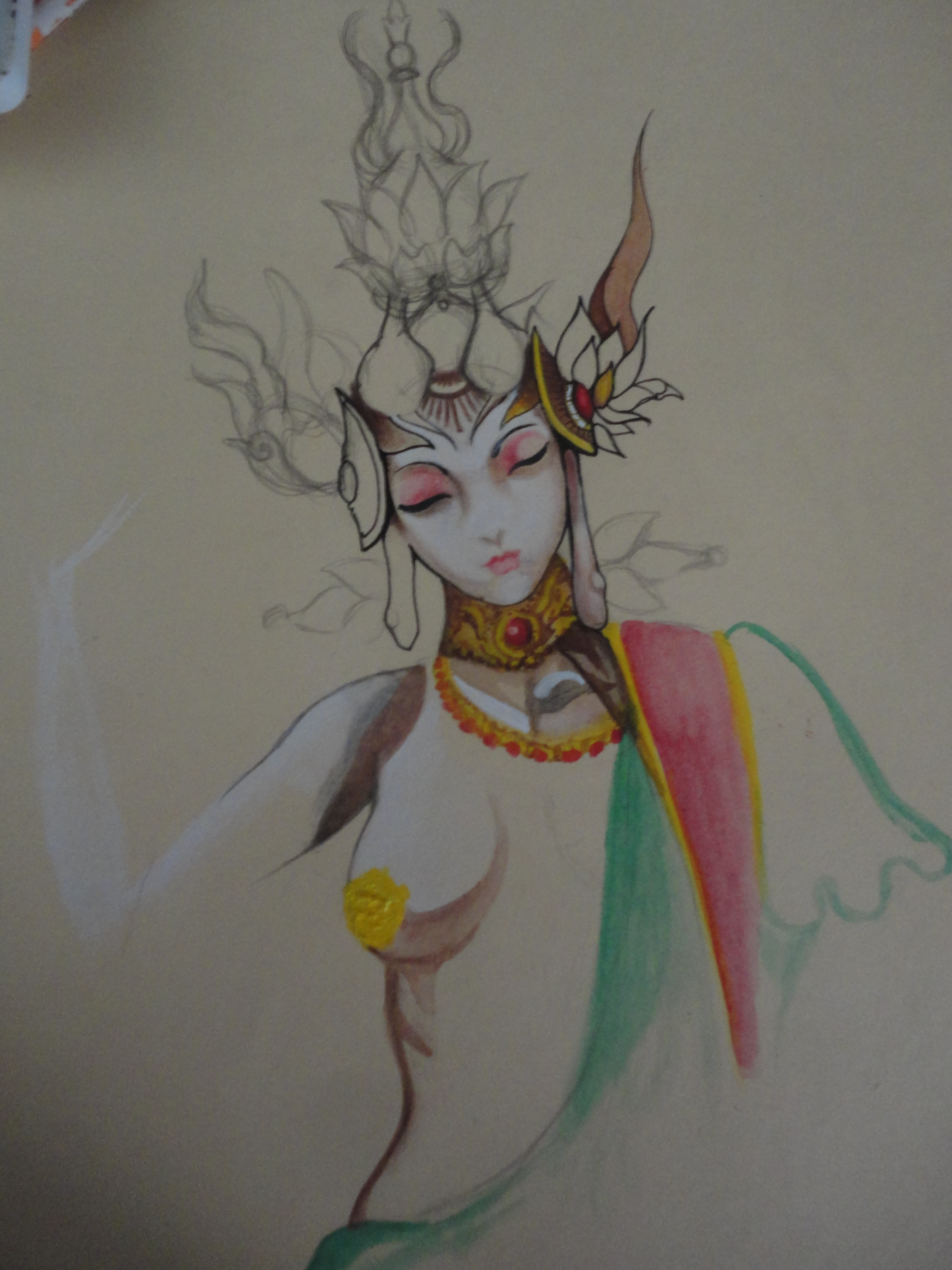 Indian Goddess wip