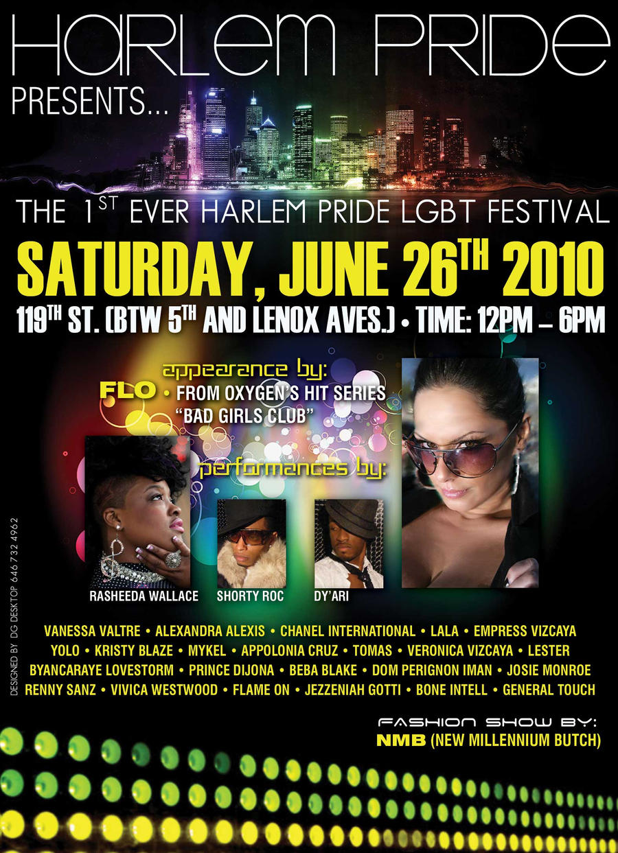 Harlem Pride Flyer