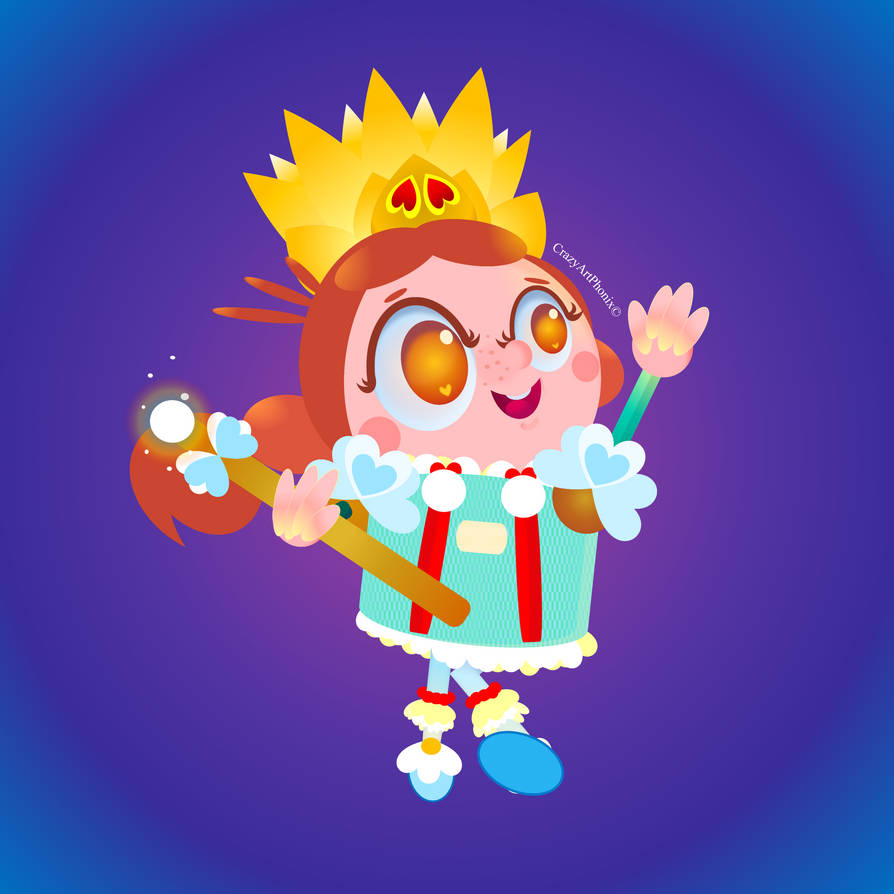 Tiffi Tiffi the Princess Candy Crush Saga Fanart by CrazyArtPhonix on DeviantArt