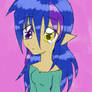 chibi elf girl -colored-