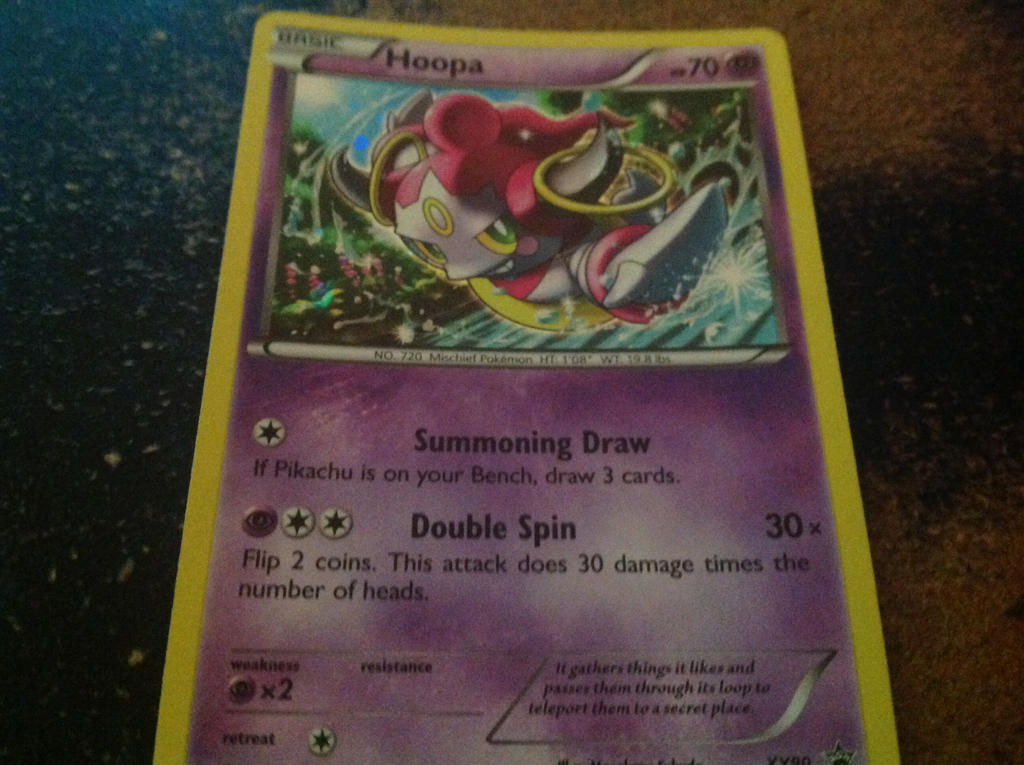 Custom Hoopa Card Pokemon card: Hoopa by Starthewitch on DeviantArt