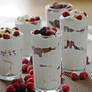 Mascarpone-Himbeeren-Dessert