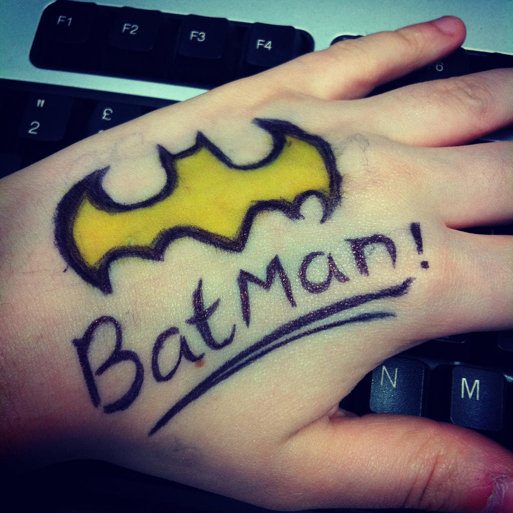 Batman Hand Art by MahoganyJoker on DeviantArt