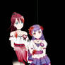 Tomoe and ako model dl and APK dl. 