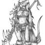 [COMMISSION] Sif Vas Thorn - Dragonborn Barbarian