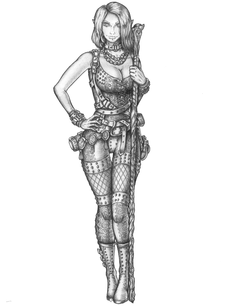 Baldur's Gate - Neera by s0ulafein