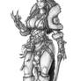 [COMMISSION] Jackel - Half-Giant Rune Knight/Barb