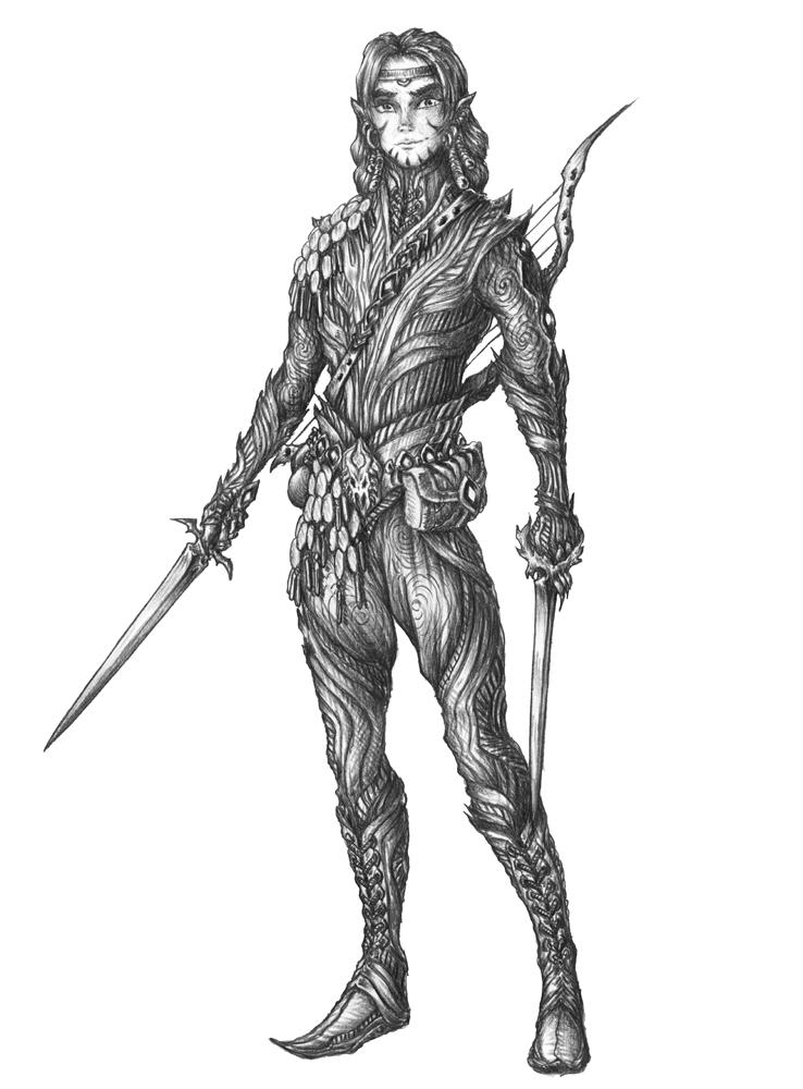 Baldur's Gate II - Haer'Dalis by s0ulafein on DeviantArt