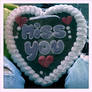 Miss You Gingerbread Heart
