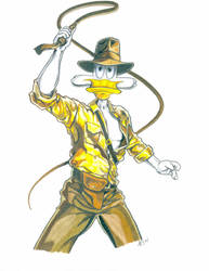 DW Duck as Indiana Jones