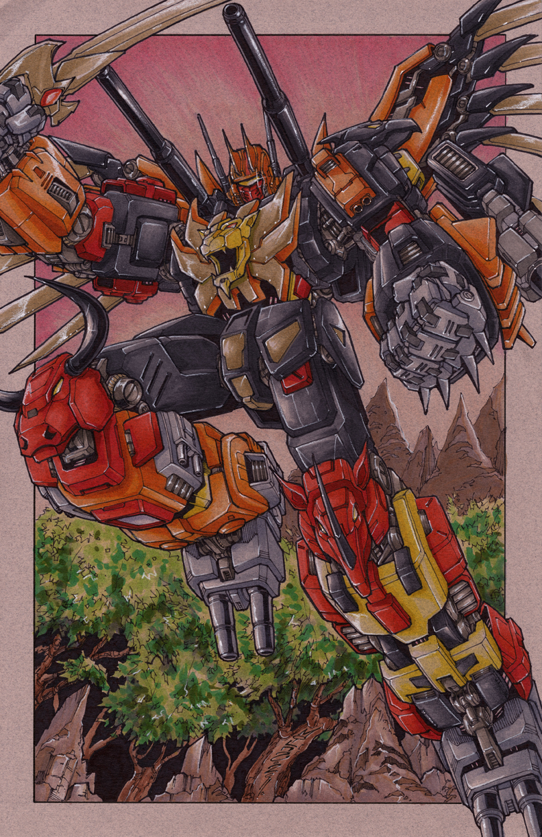 commission predaking by markerguru on DeviantArt