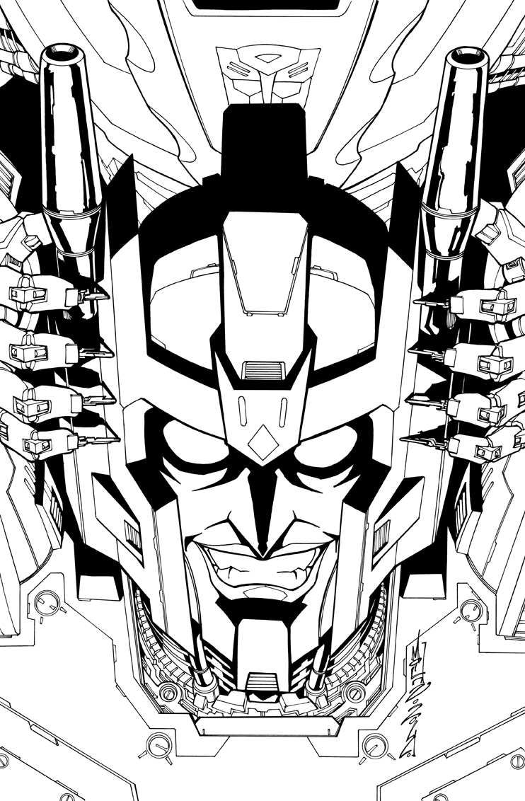 TF MTMTE 14 cover lineart