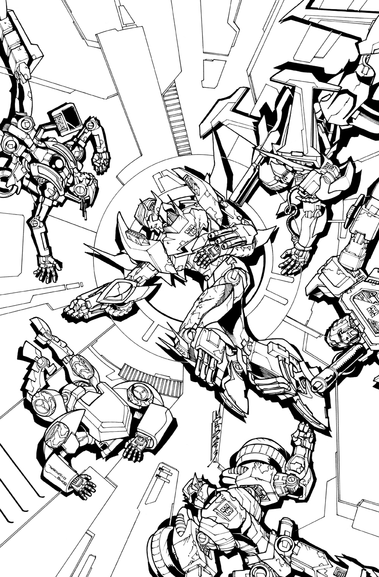 TF MTMTE 21 cover lineart