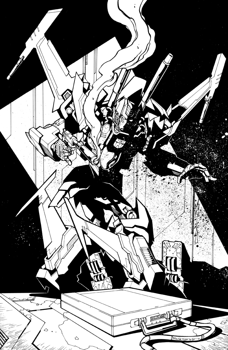 TF MTMTE 38 cover lineart by markerguru