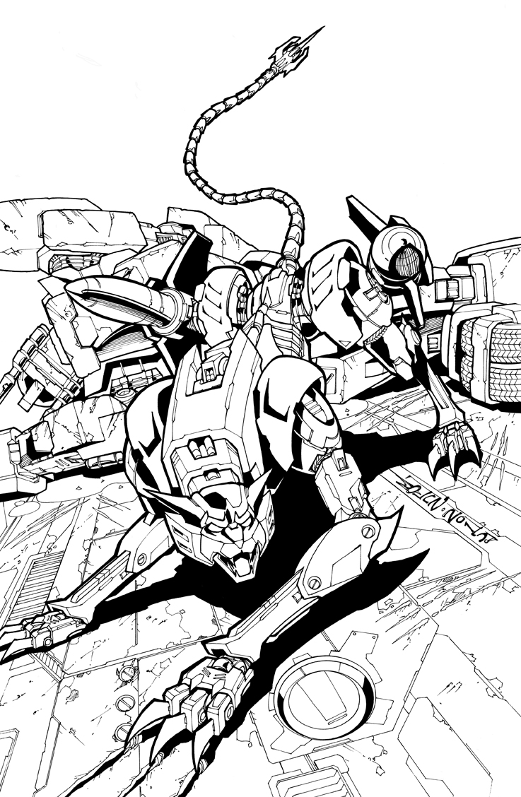 TF MTMTE 42 cover lineart