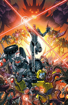 ROM vs Transformers issue 5 cover colors