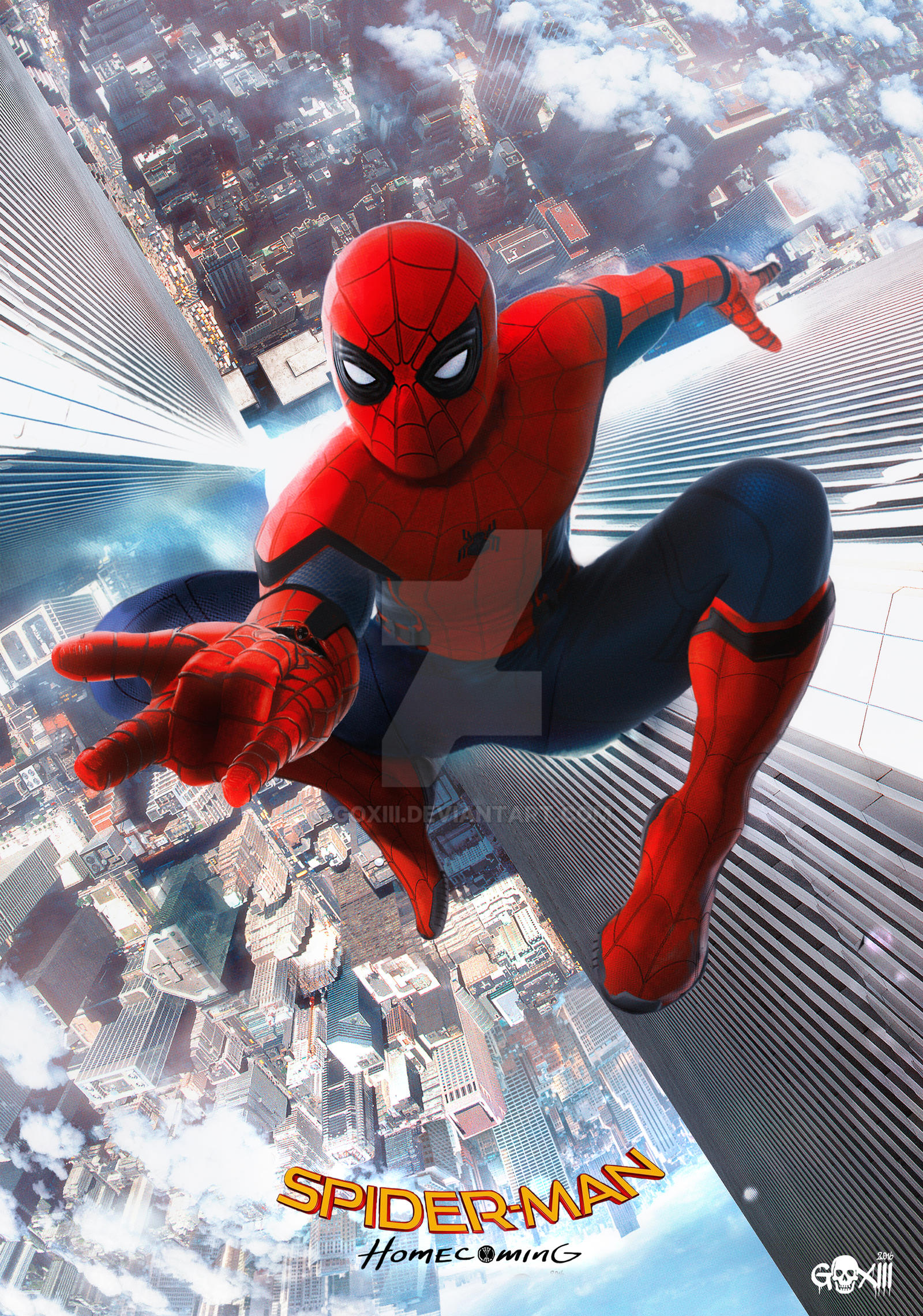 Spider Man Homecoming Poster Update By GOXIII On DeviantArt spider-man-homecoming-poster-update-by-goxiii-on-deviantart