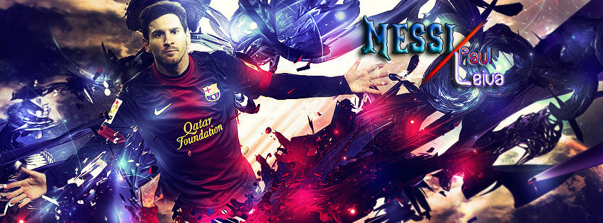 Fc Barcelona Lionel Messi Facebook Cover By Technoenergy279 On Deviantart