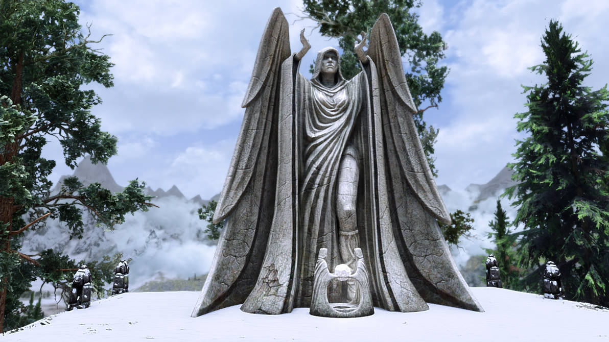 Statue of Meridia by CosmosCelestial on DeviantArt