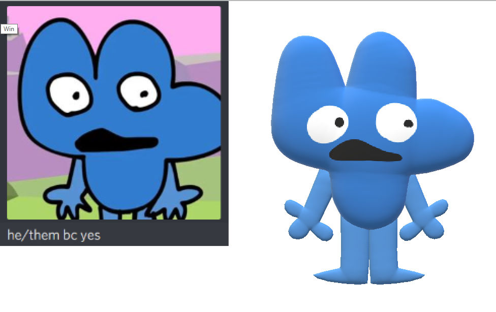 bfdi four 3d by Kaijol on DeviantArt