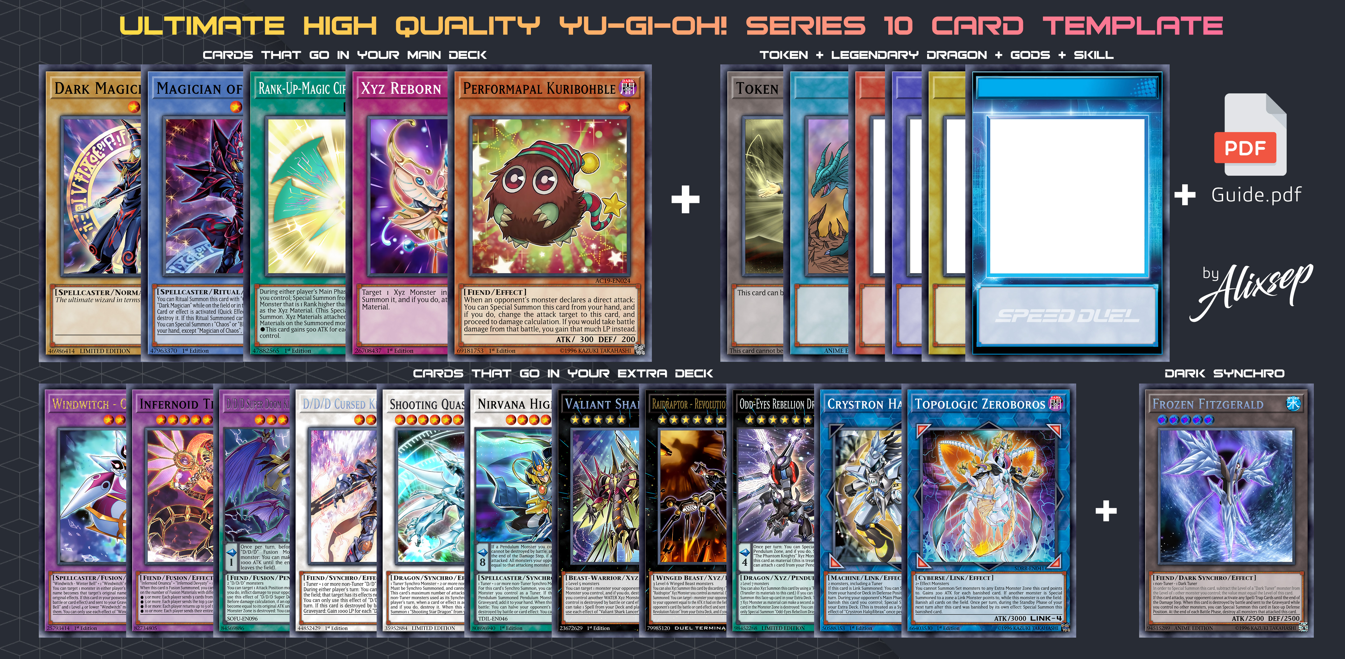Ultimate HQ Yu-Gi-Oh! Series 10 Card Template by Alixsep on DeviantArt Ultimate HQ Yu-Gi-Oh! Series 10 Card Template by Alixsep on DeviantArt