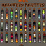 Halloween palettes
