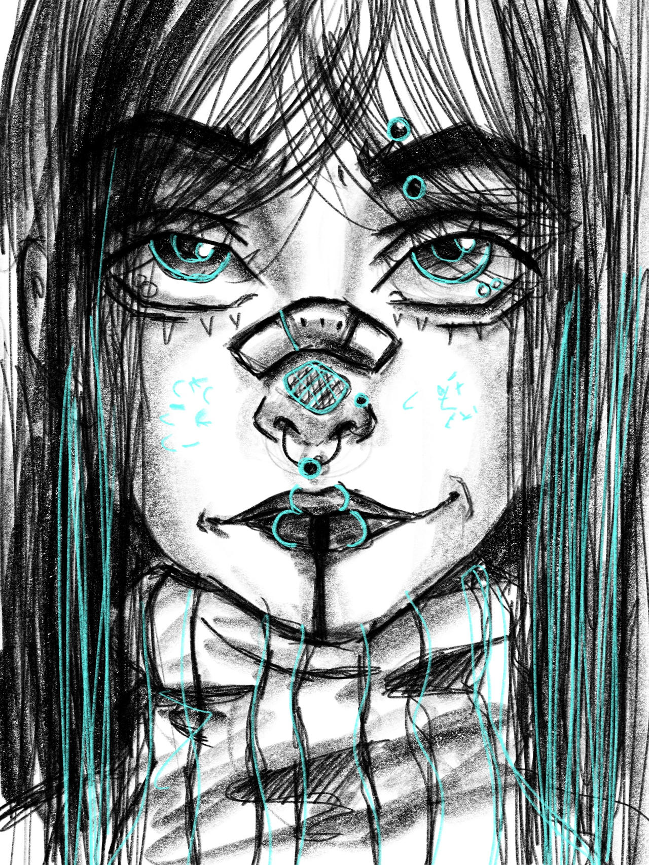 Min Rashi Drawing The sketch of the min by ArtSmoothie007 on DeviantArt