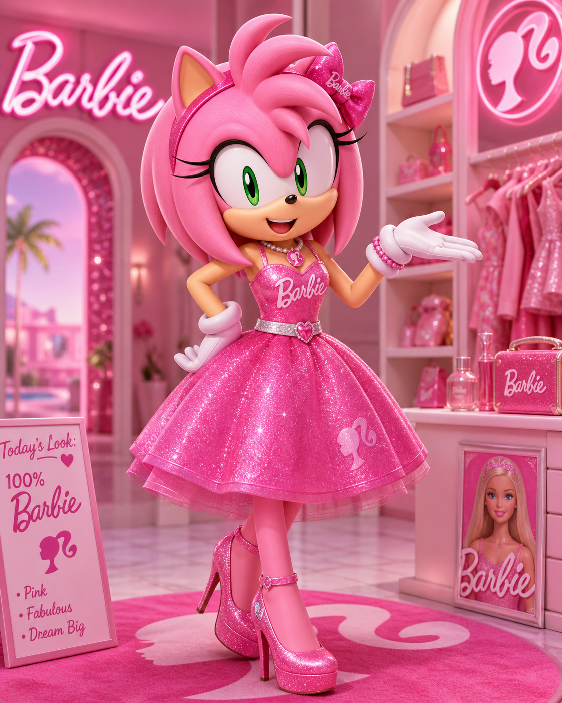 Amy Barbie Amy Rose Cosplaying as Barbie by CJMak2004 on DeviantArt