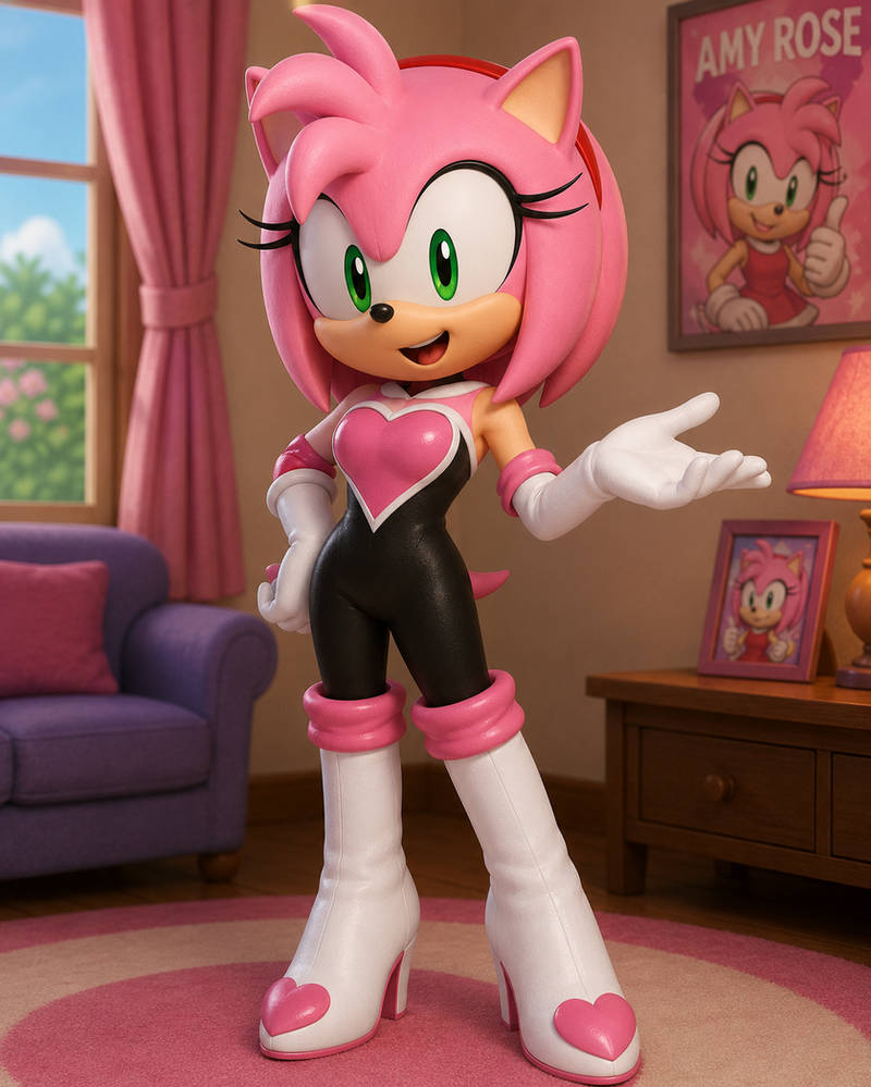 Amy Rouge Color Amy Rouge by CJMak2004 on DeviantArt